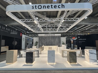 Η Stonetech συμμετείχε στη Διεθνή Έκθεση Marmomac της Ιταλίας και κέρδισε το βραβείο Best Communicator 