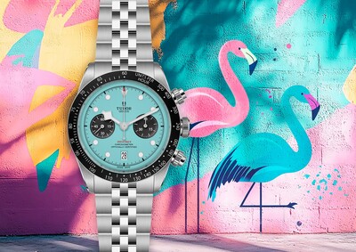 Flamingo Blue: Μια ξεχωριστή και δυναμική επιλογή της Tudor για τους λάτρεις των χρονογράφων