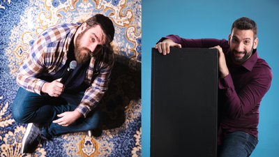 Θωμάς Ζάμπρας & Ανδρέας Πασπάτης: Δύο κωμικοί, ένα μικρόφωνο και καμία βεβαιότητα τι θα συμβεί