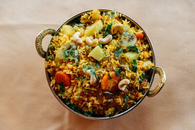 Ρύζι Biryani με λαχανικά