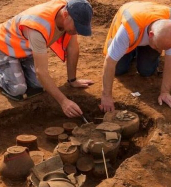 Σπάνια αρχαιολογικά ευρήματα βρέθηκαν σε ανασκαφές κοντά σε αεροδρόμιο της Αγγλίας