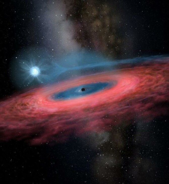 Ανακαλύφθηκε μαύρη τρύπα 70 φορές μεγαλύτερη από τον Ήλιο