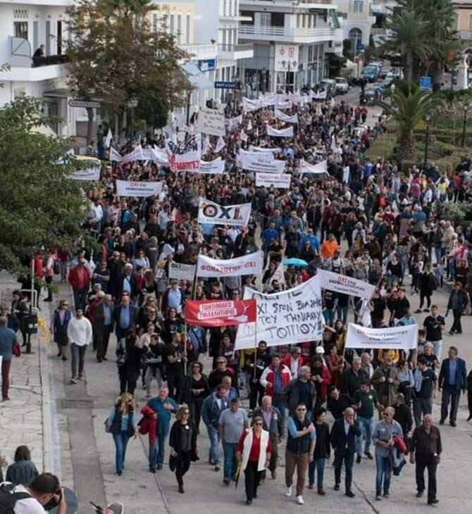 Δήμαρχος Τήνου: «Επιχειρηματικά συμφέροντα προσπαθούν να επιβληθούν δια της βίας» - Ένταση για τις ανεμογεννήτριες