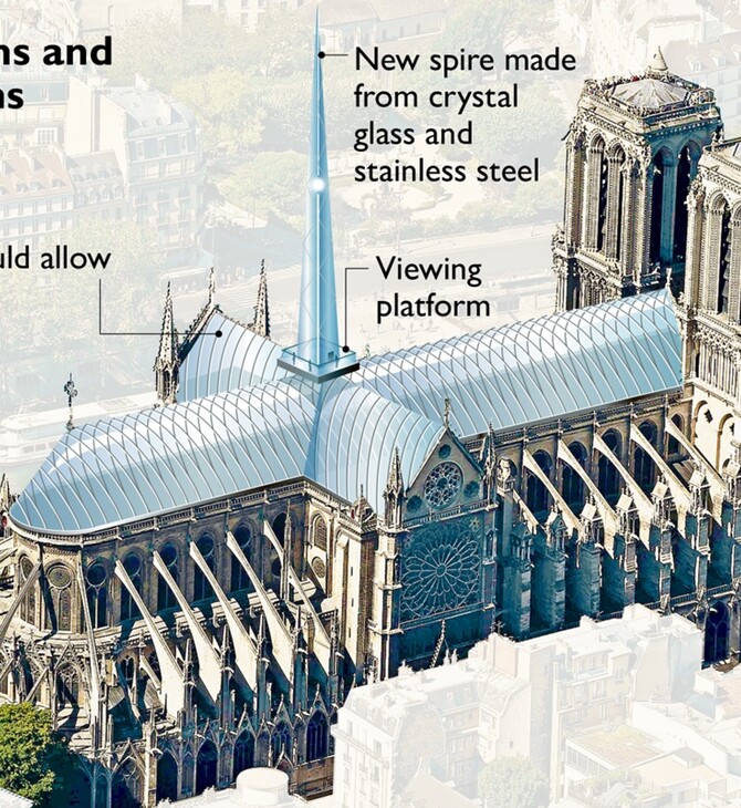 Αυτή είναι η πρόταση της Foster+Partners για τη νέα στέγη της Παναγίας των Παρισίων