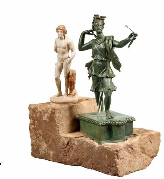 Οι θεοί της Απτέρας: Δυο μοναδικά γλυπτά αποκαλύφθηκαν - Η Άρτεμις και ο Απόλλων
