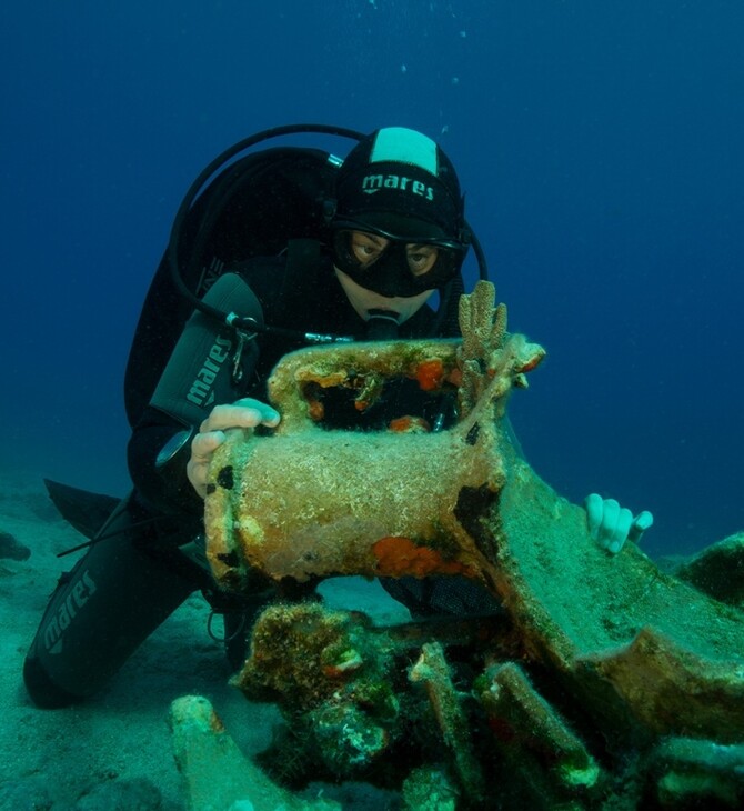 Υπ. Πόλιτισμού: Σημαντικά τα ευρήματα από την ενάλια αρχαιολογική έρευνα στη νήσο Λέβιθα