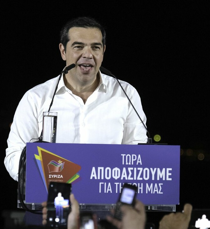 Τσίπρας στο Ηράκλειο: Η Ελλάδα ανήκει ξανά στους Έλληνες και όχι στο ΔΝΤ και στους τεχνοκράτες