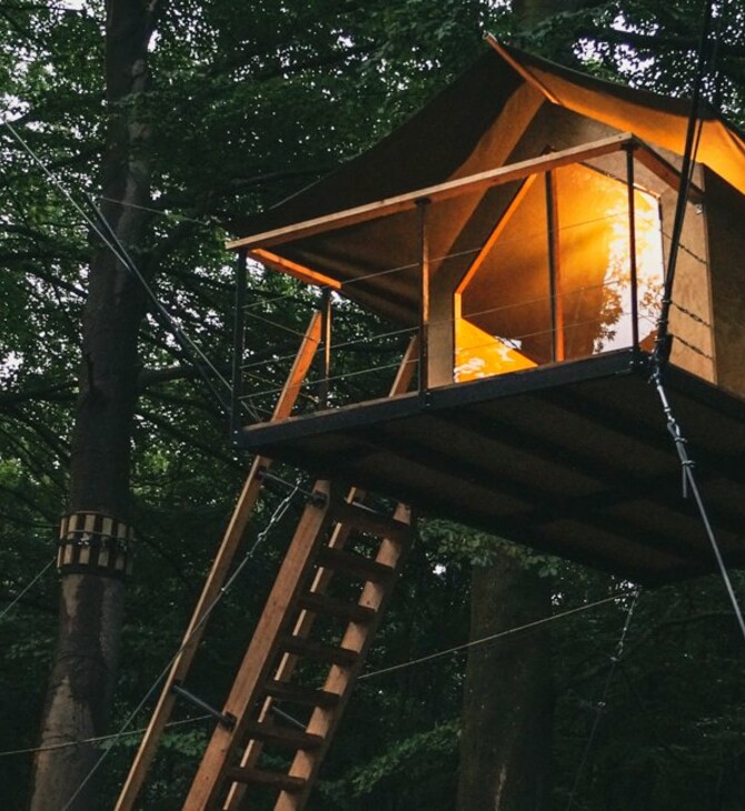 Βέλγιο: Διακοπές σε δεντρόσπιτο μέσα στο δάσος - Δωμάτια με king size κρεβάτια πάνω στα κλαδιά