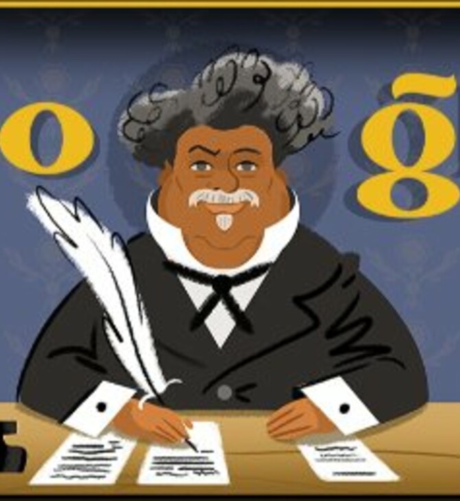 Google: Αφιερωμένο στον Αλέξανδρο Δουμά και τον «Κόμη Μοντεχρίστο» το σημερινό doodle