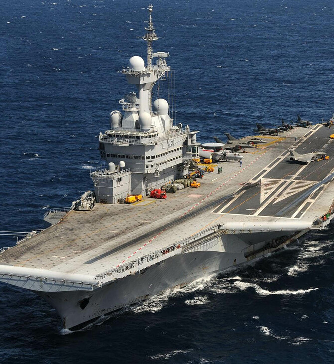 Γαλλικά ΜΜΕ: Στην Ανατολική Μεσόγειο σύντομα το αεροπλανοφόρο Σαρλ ντε Γκολ σε «ετοιμότητα μάχης»
