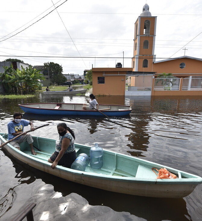 Ο κυκλώνας Δέλτα φτάνει στο Μεξικό: Ενισχύθηκε στην κατηγορία «4» - «Επί ποδός» 5.000 στρατιωτικοί