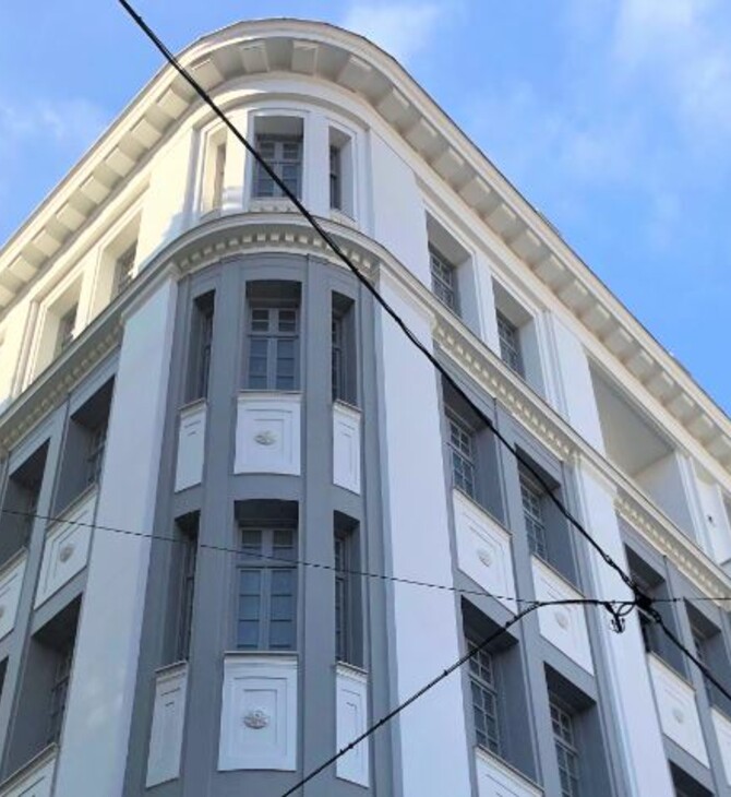 Αποκαλύφθηκε το ανακαινισμένο κτίριο του παλιού Χυτήρογλου στη Μητροπόλεως - Βγήκαν οι σκαλωσιές