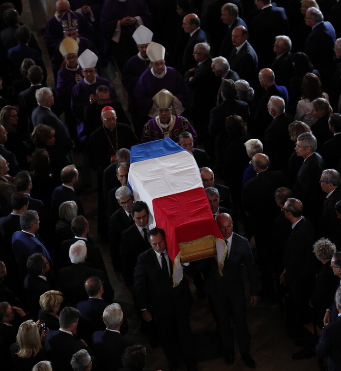 ΦΩΤΟΡΕΠΟΡΤΑΖ: Τελευταίο αντίο στον Ζακ Σιράκ - Ηγέτες από όλο τον κόσμο στην κηδεία - Η ελληνική εκπροσώπηση