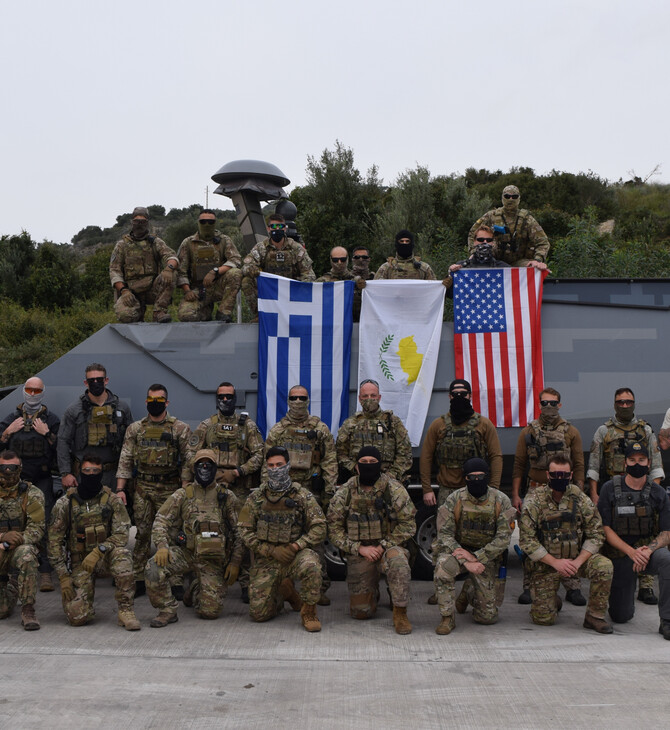Τριμερής άσκηση Ελλάδας, Κύπρου, ΗΠΑ στη Σούδα