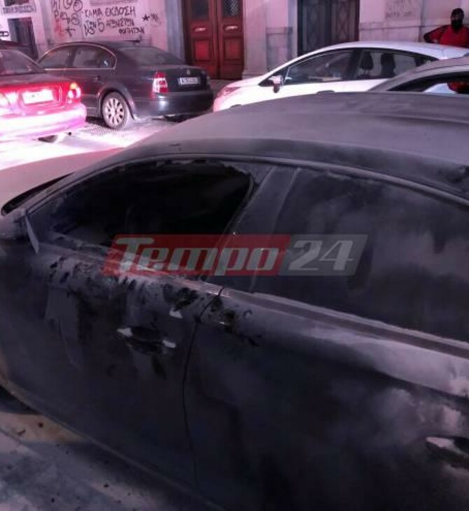 Πάτρα: Επίθεση με μολότοφ στο αυτοκίνητο του βουλευτή Ι. Φωτήλα