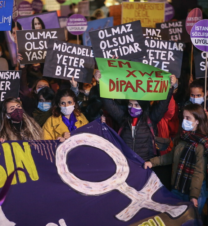 Διαμαρτυρίες κατά της βίας με θύματα γυναίκες στην Τουρκία