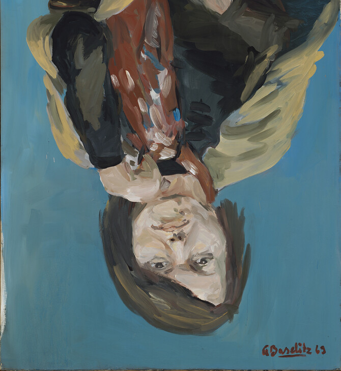 Ο Georg Baselitz δώρισε έξι από το πρωτοποριακά, ανάποδα πορτρέτα του στο Met
