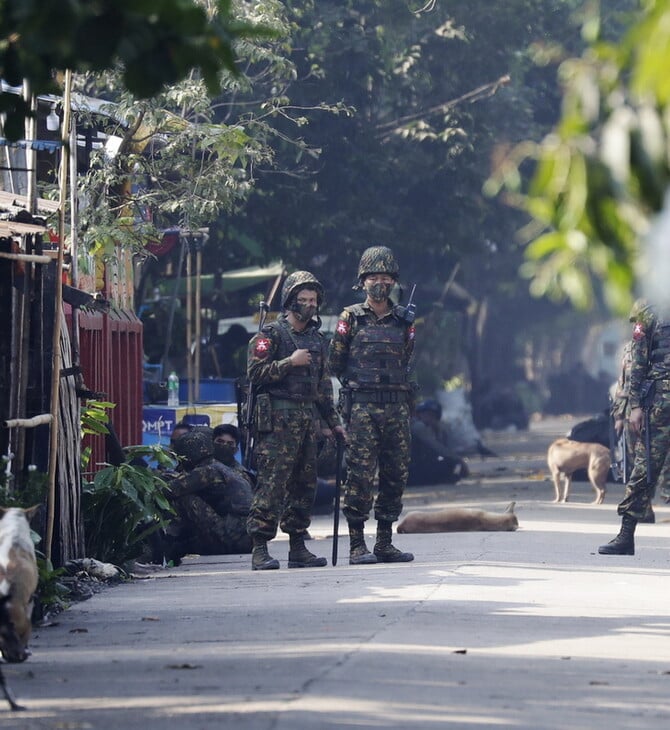 Myanmar coup: 'We were told to shoot protesters', say police who fled