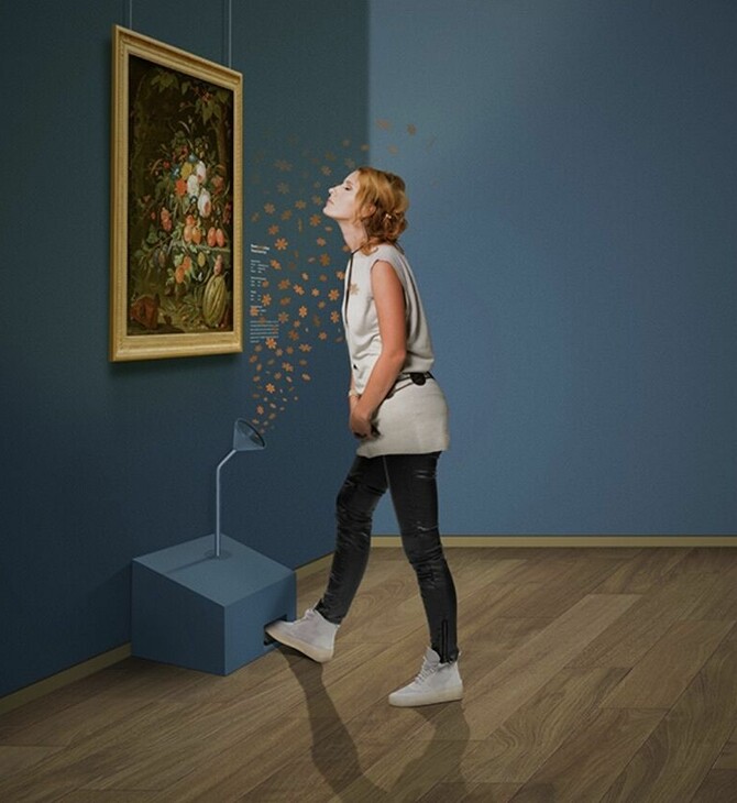 Στο Mauritshuis οι επισκέπτες όχι μόνο θα βλέπουν αλλά θα μυρίζουν τα έργα