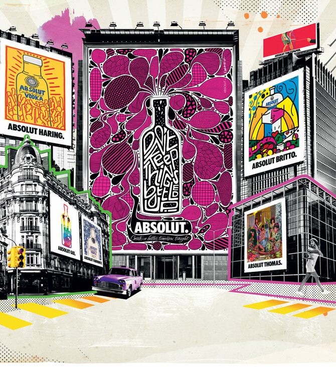 Absolut Creative Competition: Χρώματα και οικουμενικά μηνύματα πάνω από τη Στοκχόλμη