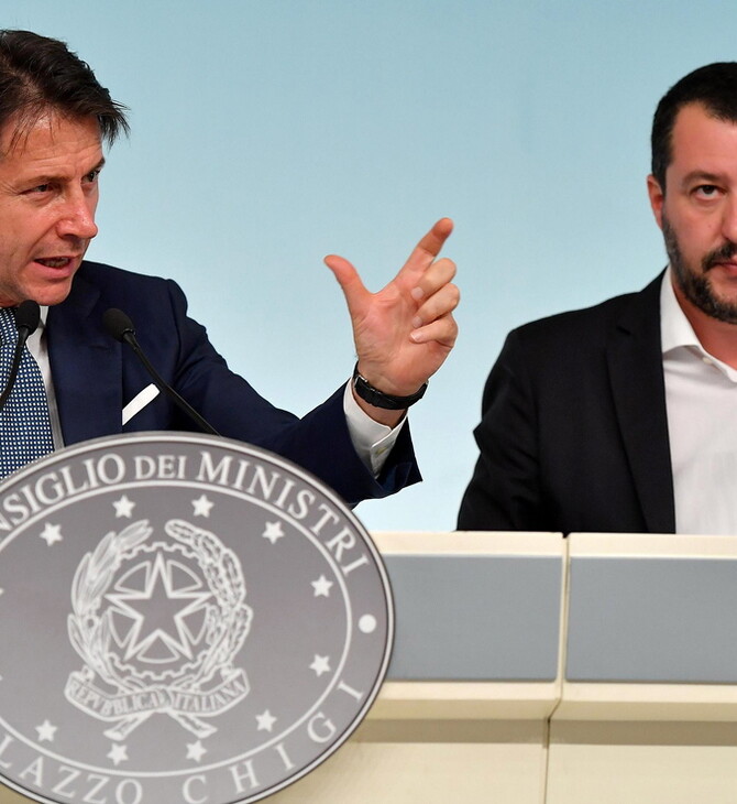 Κυβερνητικοί τριγμοί στην Ιταλία - Ο Κόντε θα αποπέμψει υφυπουργό του Σαλβίνι