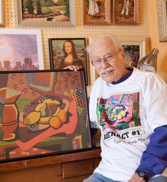 Πέθανε ο καλλιτέχνης Νταν Ρόμπινς, ο «πατέρας» της ζωγραφικής με αριθμούς