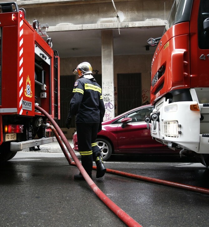  Φωτιά σε διαμέρισμα στην πλατεία Κολιάτσου