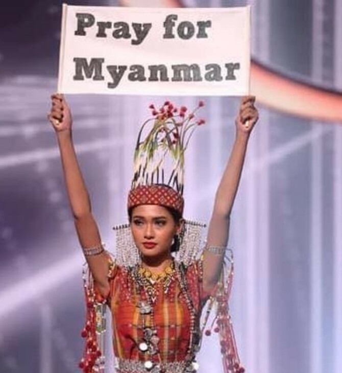 Miss Universe: «Προσευχηθείτε για τη Μιανμάρ»- Τα ισχυρά μηνύματα που έστειλαν τρεις διαγωνιζόμενες