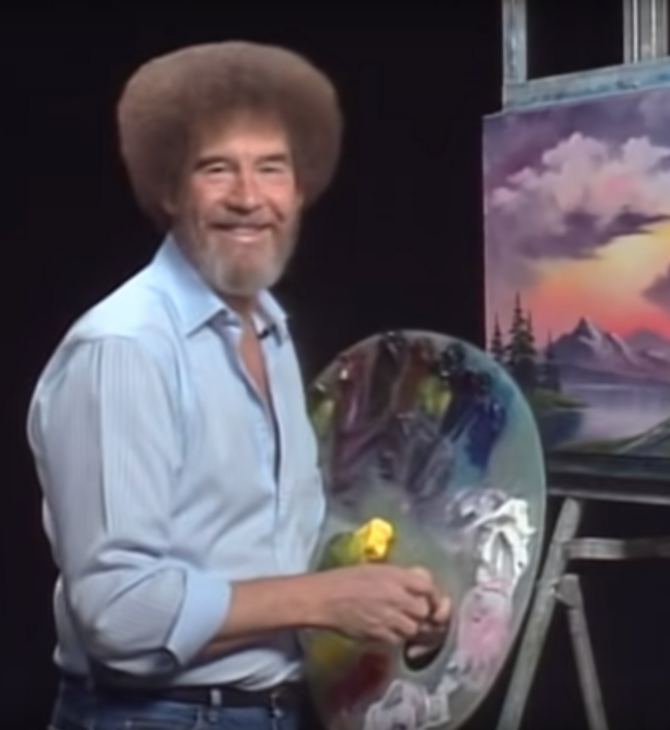 O Bob Ross απέκτησε τη δική του Ψηφιακή γκαλερί τέχνης με 401 έργα