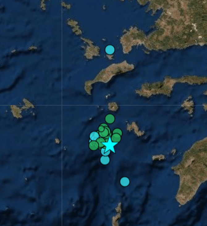 Νέος σεισμός 4,1 Ρίχτερ, ανοιχτά της Τήλου