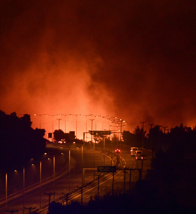 Μήνυμα 112- Εκκενώστε Καπανδρίτι, Πολυδένδρι και οικισμούς Πευκόφυτου και Ποντίων στον Άγιο Στέφανο