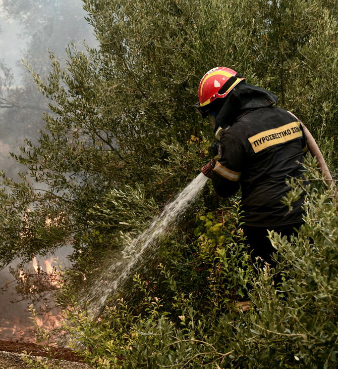 Φωτιά και στην Κρήτη - Στις Γούρνες Ηρακλείου 