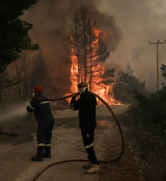 Πυρκαγιές από κεραυνούς σε Μάνδρα και Χαλκιδική- Συνεχίζεται η μάχη σε Εύβοια, Ηλεία, Αρκαδία και Λακωνία