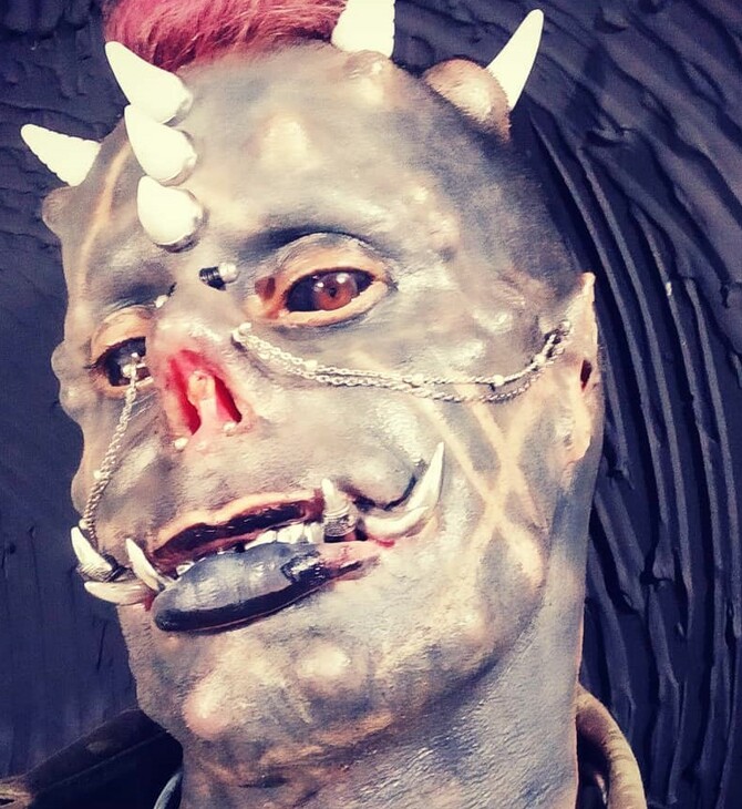Devil Praddo: Ο Βραζιλιάνος tattoo artist που μεταμορφώθηκε σε Διάβολο [ΒΙΝΤΕΟ]