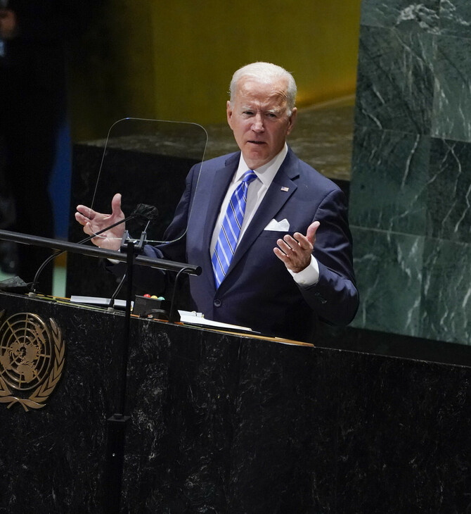 Μπάιντεν στον ΟΗΕ: Υποσχέθηκε το τέλος του «αδιάκοπου πολέμου» και την αρχή της «αδιάκοπης διπλωματίας»