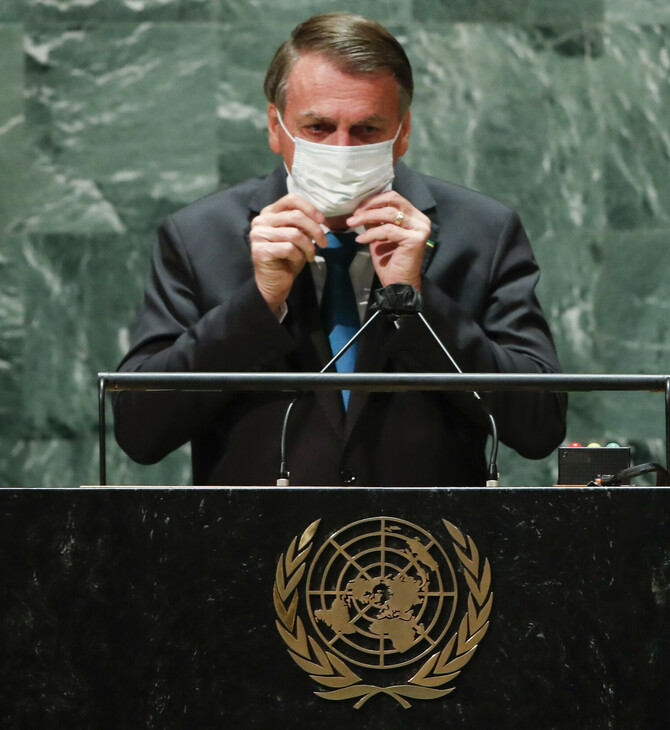 Σε καραντίνα ο Μπολσονάρο μετά το ταξίδι για τη Γενική Συνέλευση του ΟΗΕ
