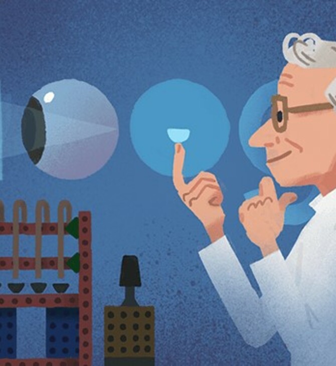 Google: Ένα doodle για τον Otto Wichterle, τον εφευρέτη που μας έδωσε τους φακούς επαφής