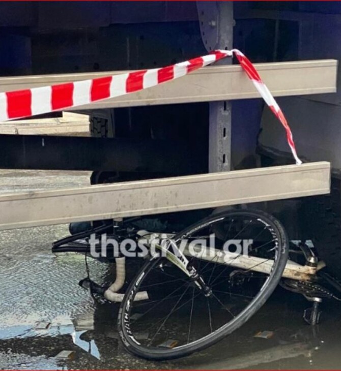 Θεσσαλονίκη: Νεκρή η ποδηλάτισσα που παρασύρθηκε από φορτηγό
