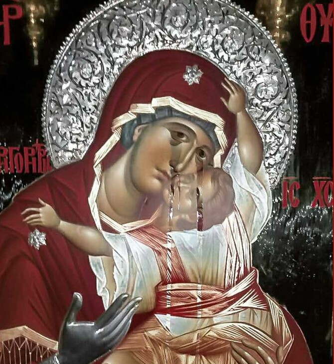 Facebook: Ο δημοσιογράφος Δ.Αλικάκος απάντησε στον βουλευτή Γ.Καλλιάνο για «δακρυσμένη» εικόνα Παναγίας στο Βύρωνα