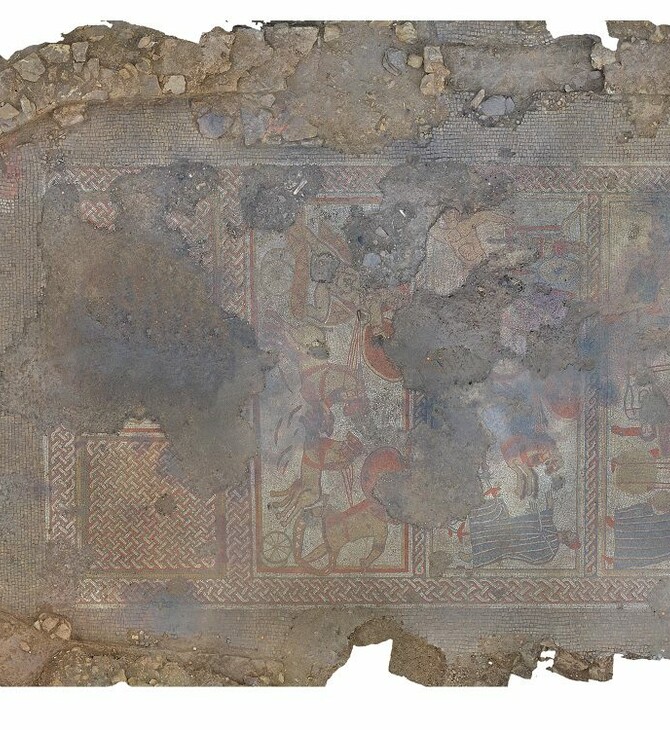 Ψηφιδωτό με σκηνή από την Ιλιάδα του Ομήρου, μια συναρπαστική ανακάλυψη σε ρωμαϊκή βίλα