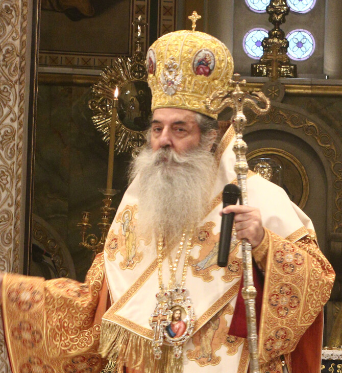 Ο Μητροπολίτης Πειραιώς Σεραφείμ
