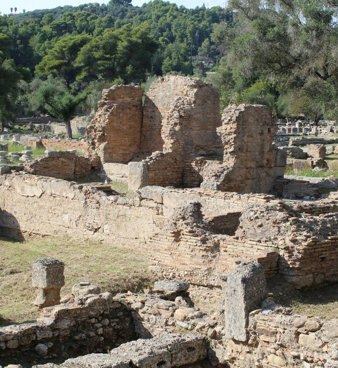 ΤΣΕΚ ΦΩΤΟ Τι προβλέπει η αποκατάσταση των Νοτίων Θερμών στην Αρχαία Ολυμπία