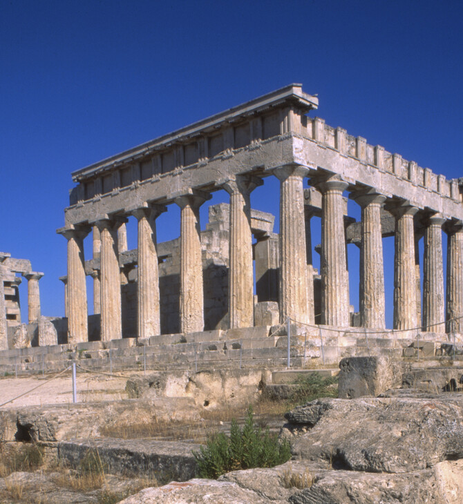 Ο Ναός της Αφαίας στην Αίγινα θα φωτιστεί με προβολείς LED όπως η Ακρόπολη