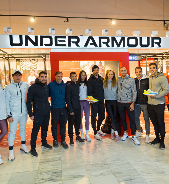 Under Armour at Half Marathon Expo