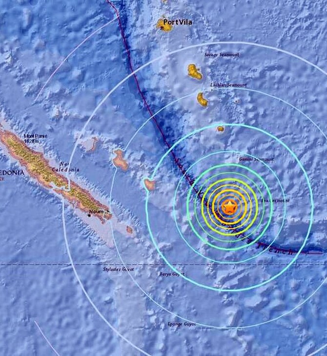 Νέα Καληδονία: Σεισμός μεγέθους 6,8 Ρίχτερ- Προειδοποίηση για τσουνάμι