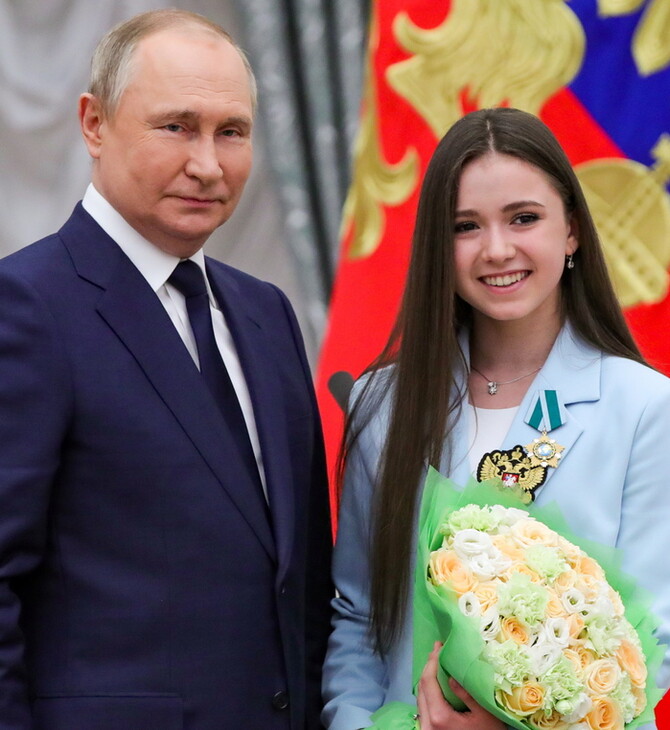Ο Πούτιν με την Βαλίεβα