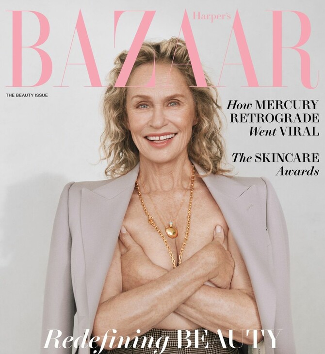 H Lauren Hutton ποζάρει τόπλες στα 78 της και αποδεικνύει πως το μόντελινγκ δεν έχει ηλικία