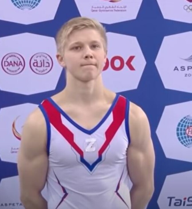 Αποκλεισμός ενός έτους σε Ρώσο γυμναστή που ανέβηκε στο βάθρο με το «Ζ» στο στήθος 
