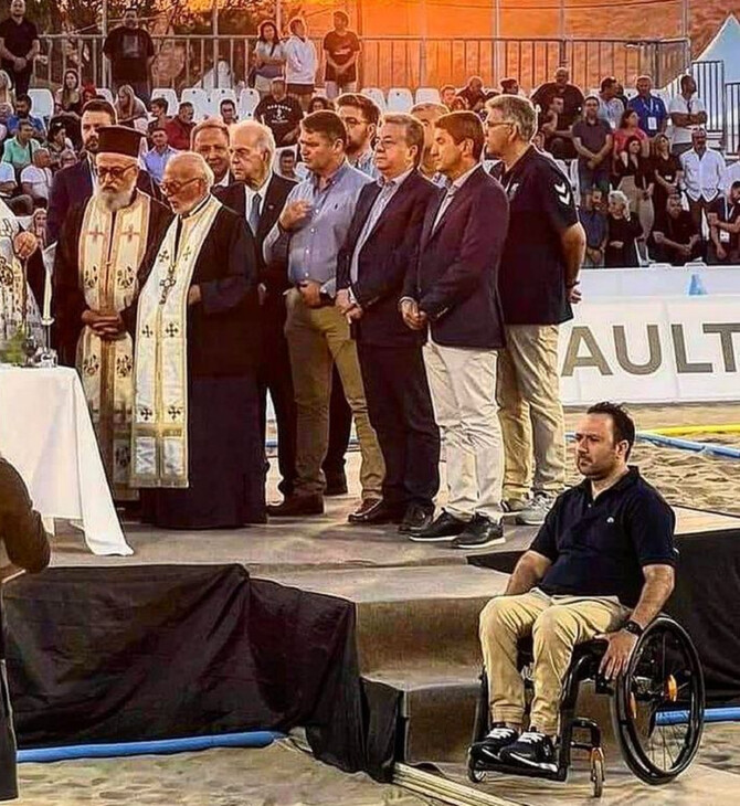 Ο πρόεδρος της Παραολυμπιακής Επιτροπής Γιώργος Καπελλάκης
