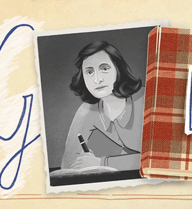 H Google τιμά την Άννα Φρανκ με ένα doodle- Με αποσπάσματα από το ημερολόγιό της